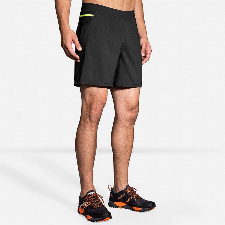 Brooks Men's Cascadia 7 2-in-1 Running Shorts - Grey (BXHP62108)